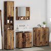 vidaXL Ensemble de mobilier de salle de bain 4 pcs Bois Ancien