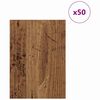 vidaXL Panneaux d&eacute;coratifs 50 pcs Bois ancien 21 x 30 x 0,27 cm