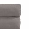 vidaXL Chaises &agrave; manger lot de 2 taupe tissu