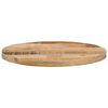 vidaXL Dessus de table &Oslash; 50x3,8 cm rond bois massif de manguier brut