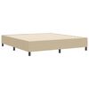 vidaXL Cadre de lit plateforme Vert gris 180 x 200 cm tissu