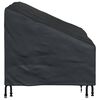 vidaXL Housse de banc de jardin Noir 130 x 95 x 40 / 80 cm Tissu 600D