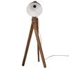 vidaXL Lampadaire 25 W noir 45x45x120 cm E27