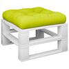 vidaXL Coussin de palette vert vif 50x50x12 cm tissu