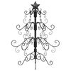 vidaXL Arbre de Noël en métal Noir 60 cm Acier peint par poudre