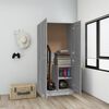 vidaXL Garde-robe Sonoma gris 82,5x51,5x180 cm Bois d'ing&eacute;nierie