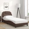 vidaXL Cadre de lit Viana sans matelas marron 80x200 cm similicuir