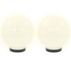vidaXL Lampes &agrave; LED sous forme de boule 4 pcs Sph&eacute;rique 20 cm PMMA