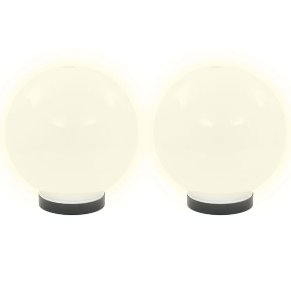 vidaXL Lampes &agrave; LED sous forme de boule 4 pcs Sph&eacute;rique 20 cm PMMA