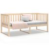 vidaXL Lit de jour sans matelas 90x200 cm bois de pin massif