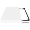 vidaXL &Eacute;tag&egrave;res murales flottantes 2 pcs blanc 60x23,5x3,8 cm MDF