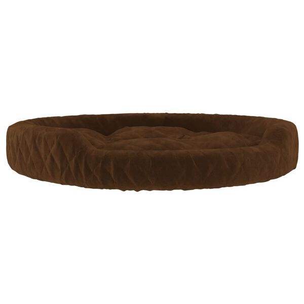 vidaXL Lit pour chien Marron 70x55x23 cm Peluche