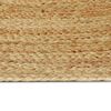 vidaXL Tapis de surface ovale Naturel 152 x 245 cm Jute