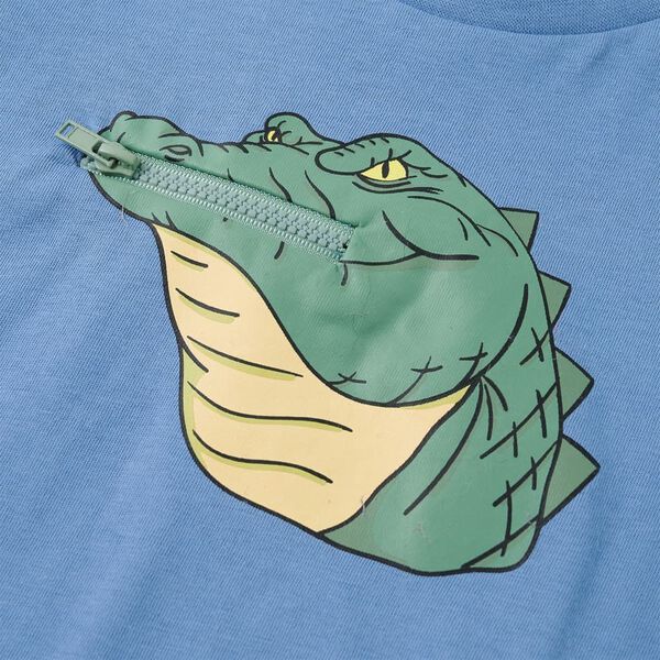 T-shirt pour enfants bleu moyen 128