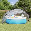 vidaXL D&ocirc;me de piscine Transparent 430 x 430 x 210 cm PVC