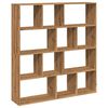 vidaXL Biblioth&egrave;que ch&ecirc;ne artisanal 132x29x141,5 cm bois d'ing&eacute;nierie