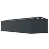 vidaXL Abri de jardin Anthracite 257x990x181 cm Acier galvanis&eacute;