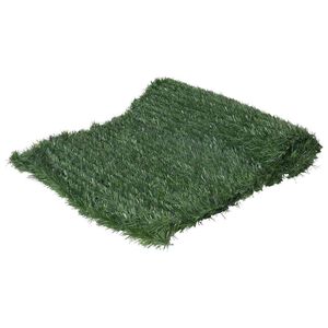 vidaXL Cl&ocirc;ture en gazon artificiel vert 1x5 m
