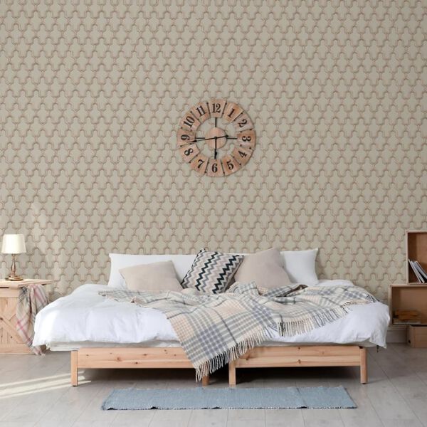 DUTCH WALLCOVERINGS Papier peint Geometric Dor&eacute; et vert