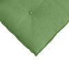 vidaXL Coussin de Dos Vert clair 140 x 50 cm Tissu en velours c&ocirc;tel&eacute;