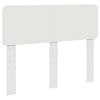 vidaXL Cadre de lit avec t&ecirc;te de lit Blanc 135 x 190 cm Pin massif