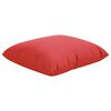 vidaXL Coussins d&eacute;coratifs lot de 4 rouge 50x50 cm tissu