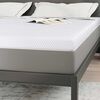vidaXL Surmatelas Blanc 180 x 200 x 7 cm Tissu Jacquard