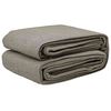 vidaXL Tapis de tente Gris clair 200 x 200 cm Poly&eacute;thyl&egrave;ne