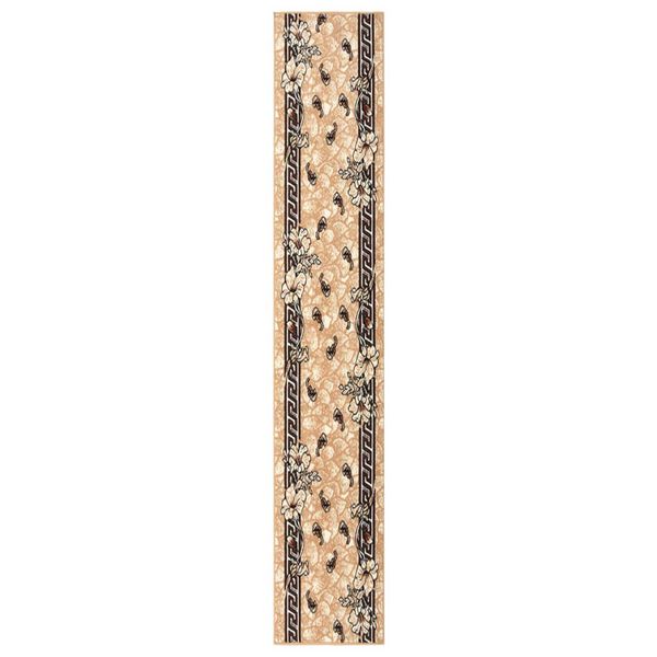 vidaXL Tapis BCF Beige 60x500 cm