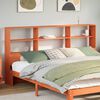 vidaXL T&ecirc;te de lit avec rangement cire marron 180cm bois massif de pin