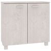 vidaXL Buffet HAMAR Blanc 85x35x80 cm Bois massif de pin
