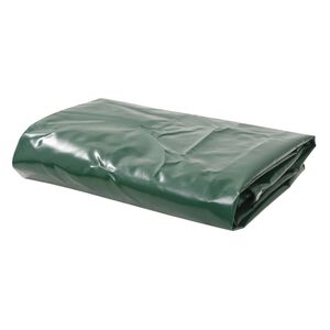 vidaXL B&acirc;che 650 g / m&sup2; 3 x 6 m Vert