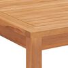 vidaXL Ensemble de salle &agrave; manger de jardin 5 pi&egrave;ces 160 x 80 cm en bois de teck massif