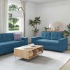 vidaXL | Ensemble de Canapés | 2 pcs Bleu 221 x 78 x 80 cm Velours