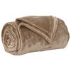 vidaXL Couvertures &agrave; jeter 6 pcs Camel 220 x 240 cm Toison