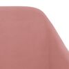 vidaXL Chaises &agrave; manger lot de 4 Rose Velours