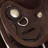 vidaXL Selle, bridon et col de poitrine Cuir v&eacute;ritable 17 po Marron