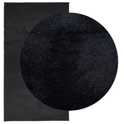 vidaXL Tapis OVIEDO à poils courts noir 60x110 cm