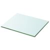 vidaXL Panneau pour &eacute;tag&egrave;re Verre transparent 20 x 25 cm