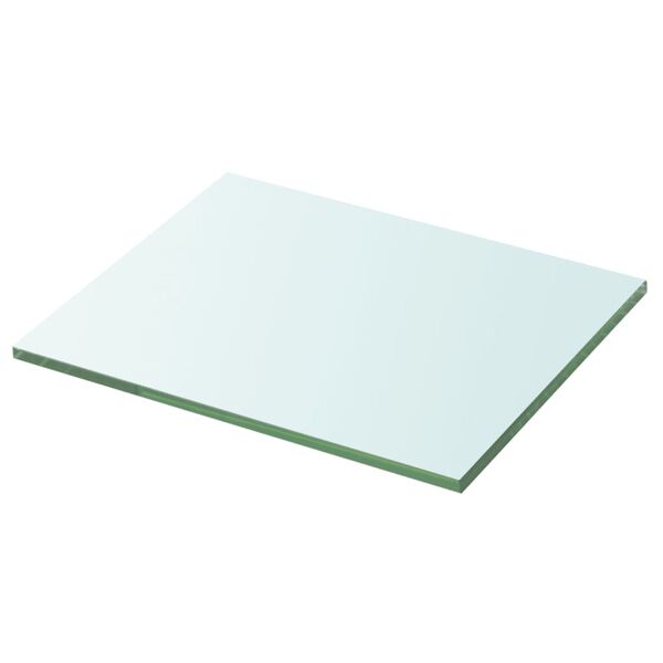 vidaXL Panneau pour &eacute;tag&egrave;re Verre transparent 20 x 25 cm