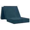 vidaXL Canap&eacute;-lit pliable 90 x 63 x 45 cm Bleu