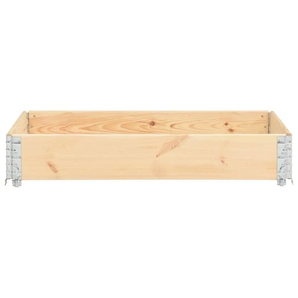 vidaXL Jardini&egrave;re sur&eacute;lev&eacute;e 80x120 cm Bois de pin solide