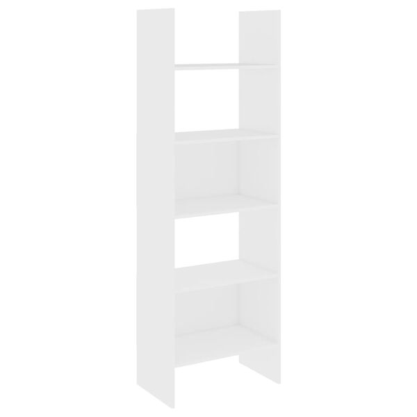 vidaXL Ensemble de biblioth&egrave;que 4 pcs Blanc Bois d'ing&eacute;nierie