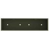 vidaXL Bac de jardin sur&eacute;lev&eacute; Vert olive 100 x 26 x 82 cm Acier