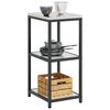 vidaXL Rangement de cuisine avec &eacute;tag&egrave;re Argent 60 x 50 x 92 cm Acier