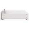 vidaXL Tiroirs sous le lit 2 pcs blanc 75x55x17 cm bois de pin massif