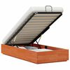 vidaXL Cadre de lit ottoman avec rangement Brun cire 90 x 200 cm