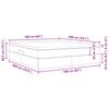 vidaXL Lit avec rangement et matelas Vert fonc&eacute; 160 x 200 cm Velours