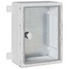 vidaXL Armoire de contr&ocirc;le Gris 32 x 15 x 35 cm Plastic ABS