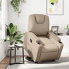 vidaXL Fauteuil inclinable Cappuccino Similicuir